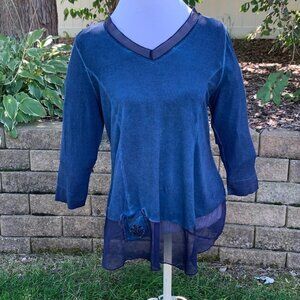 Soft Surroundings Fleur De Lis Tunic